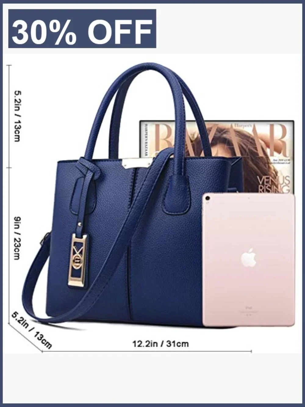 Women's Faux Leather Satchel Handbag Tote Shoulder Crossbody Top Handle
